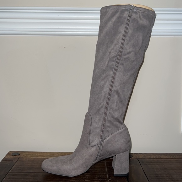 Nordstrom Knee High Suede Sock Boots - Picture 7 of 11
